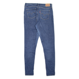 LEVI'S 720 High Rise BIG E Womens Jeans Blue Slim Skinny Stone Wash W31 L32