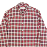 RALPH LAUREN DENIM & SUPPLY Mens Shirt Red Plaid Long Sleeve S