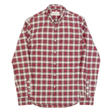 RALPH LAUREN DENIM & SUPPLY Mens Shirt Red Plaid Long Sleeve S