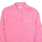 TRUE RELIGION Womens Plain Shirt Pink Long Sleeve XL