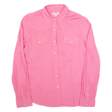 TRUE RELIGION Womens Plain Shirt Pink Long Sleeve XL