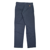 DICKIES Workwear Womens Trousers Blue Slim Tapered W28 L28
