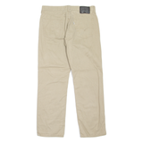 LEVI'S 514 Mens Trousers Beige Slim Straight W34 L30