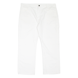 DICKIES Carpenter Workwear Mens Trousers White Relaxed Straight W40 L30