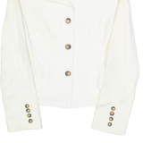 DOLCE & GABBANA Womens Blazer Jacket White S