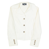 DOLCE & GABBANA Womens Blazer Jacket White S