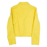 HERO MODELL Womens Blazer Jacket Yellow Wool 90s S