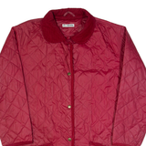 SPOTLITE Womens Quilted Jacket Red 90s XL