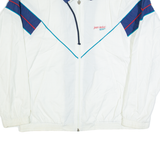 JEAN LEDUC Mens Track Jacket White 90s L