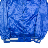 AUBURN SPORTSWEAR Mens Bomber Jacket Blue 90s L