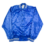 AUBURN SPORTSWEAR Mens Bomber Jacket Blue 90s L