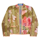 Womens Jacket Green 90s Floral L