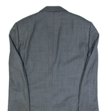 AQUASCUTUM Mens Blazer Jacket Grey Wool L