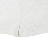 TOMMY HILFIGER Womens Casual Shorts White L W35