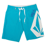 MISS MOD Mens Casual Shorts Blue S W30