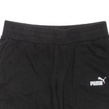 PUMA Womens Casual Shorts Black UK 12 W28