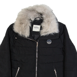 DIESEL Womens Puffer Jacket Black S
