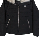 DIESEL Womens Puffer Jacket Black S