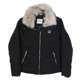 DIESEL Womens Puffer Jacket Black S