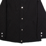 CALVIN KLEIN Womens Quilted Jacket Black S