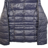 GUESS Womens Puffer Coat Purple M