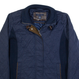 TOMMY HILFIGER Womens Quilted Jacket Blue S