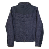 G-STAR Womens Puffer Jacket Blue Spotted M