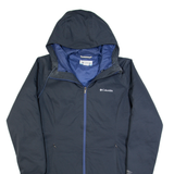 COLUMBIA Womens Coat Blue Hooded L