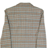 ALEXON Womens Blazer Jacket Brown Wool 90s Check M