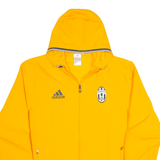 ADIDAS Juventus Mens Track Jacket Yellow Hooded M