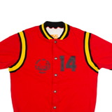 PANZERI Short Sleeve Mens Jacket Red L