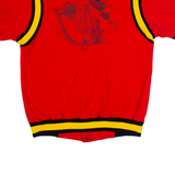 PANZERI Short Sleeve Mens Jacket Red L