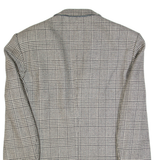 RENATO CAVALLI Mens Blazer Jacket Black Wool Check M