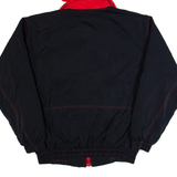 K-WAY Mens Bomber Jacket Black Hooded L