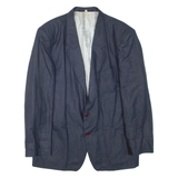 Mens Blazer Jacket Blue L