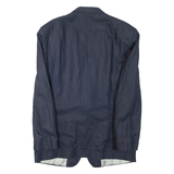 Mens Blazer Jacket Blue L