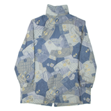 Womens Jacket Blue Crazy Pattern UK 20