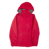 COLUMBIA Womens Jacket Red Nylon Hooded M