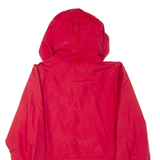 COLUMBIA Womens Jacket Red Nylon Hooded M