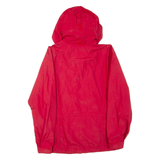 COLUMBIA Womens Jacket Red Nylon Hooded M