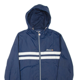 ELLESSE Womens Jacket Blue Nylon Hooded M