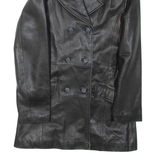 DEBENHAMS NUAGE Womens Jacket Black Leather M