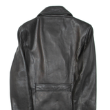 DEBENHAMS NUAGE Womens Jacket Black Leather M