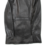 DEBENHAMS NUAGE Womens Jacket Black Leather M