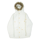 KARL KANI Mens Jacket White Hooded S