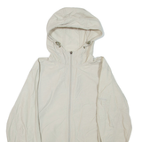 COLUMBIA Lightweight Womens Jacket White Hooded L