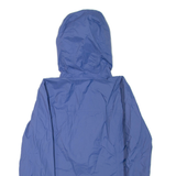 COLUMBIA Womens Rain Jacket Purple Nylon Hooded S