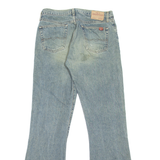 BIG STAR Flare Womens Jeans Blue Regular Flared Stone Wash W30 L34