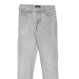 TRUE RELIGION Halle Womens Jeans Grey Slim Skinny W27 L28