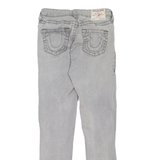TRUE RELIGION Halle Womens Jeans Grey Slim Skinny W27 L28